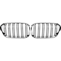 BMW 1-Serie F20 15-19 Dubbelribbad Kromad Sportgrill / Njurar Performance-Look DIEDERICHS